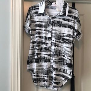 Black & White Tie Dye LuLaRoe “Charlie”